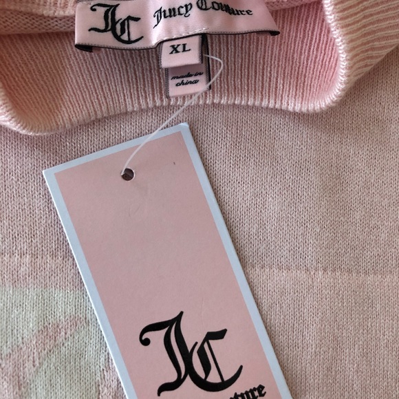 New With Tags Soft Pink JuiCy Couture Sweater - Picture 5 of 5